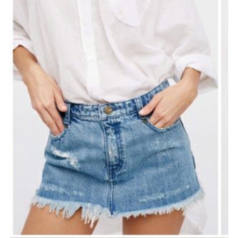 Free People mini skirt